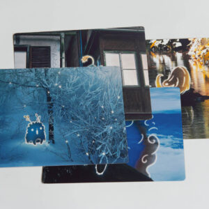Lot de 4 cartes